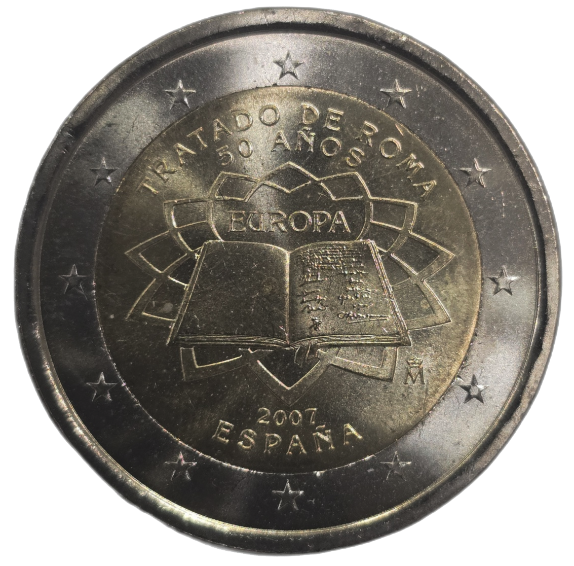 2 euros conmemorativa 50º Aniversario del Tratado de Roma